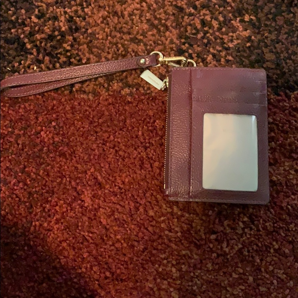 micheal kors purple wristlet